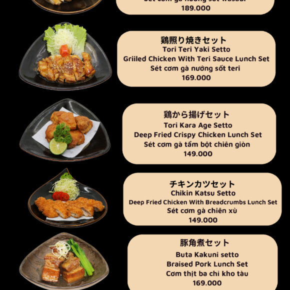 Menu 7, 8